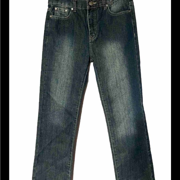 Marc by Marc Jacobs MJ Women’s Size Stretch Low 14 Rise Bootcut blue Jeans Zipp - Picture 2 of 8